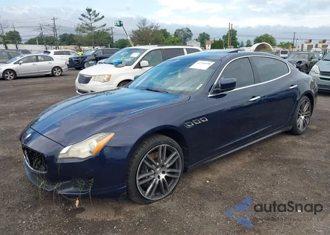 2014 Maserati Quattroporte S Q4 из США, поврежденный, VIN ZAM56RRA5E1108776